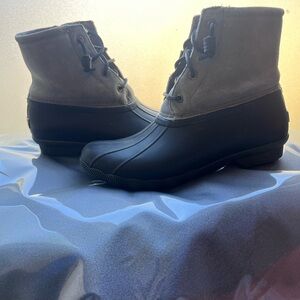 Sperry Black and Gray Winter Boots